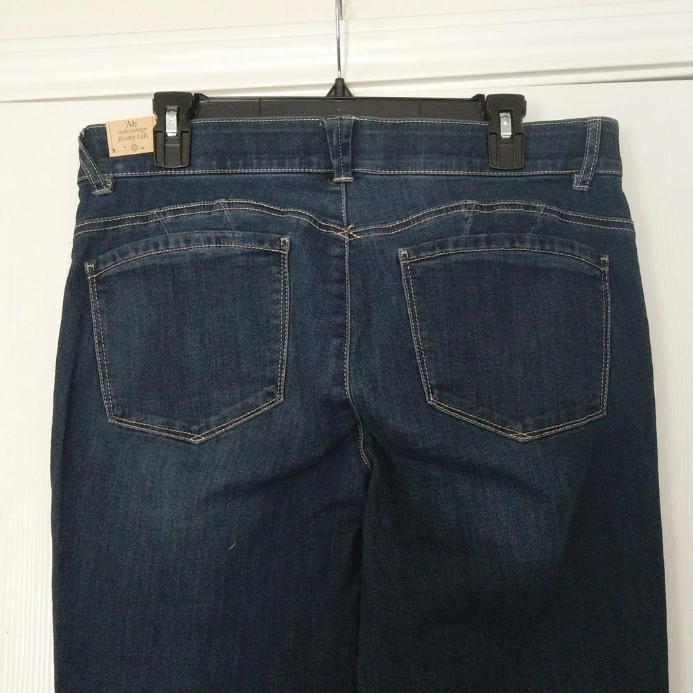 Nwt Democracy Women's Itty Bitty Boot cut Flare Absolution Denim Jeans Sz 12 - Picture 8 of 11
